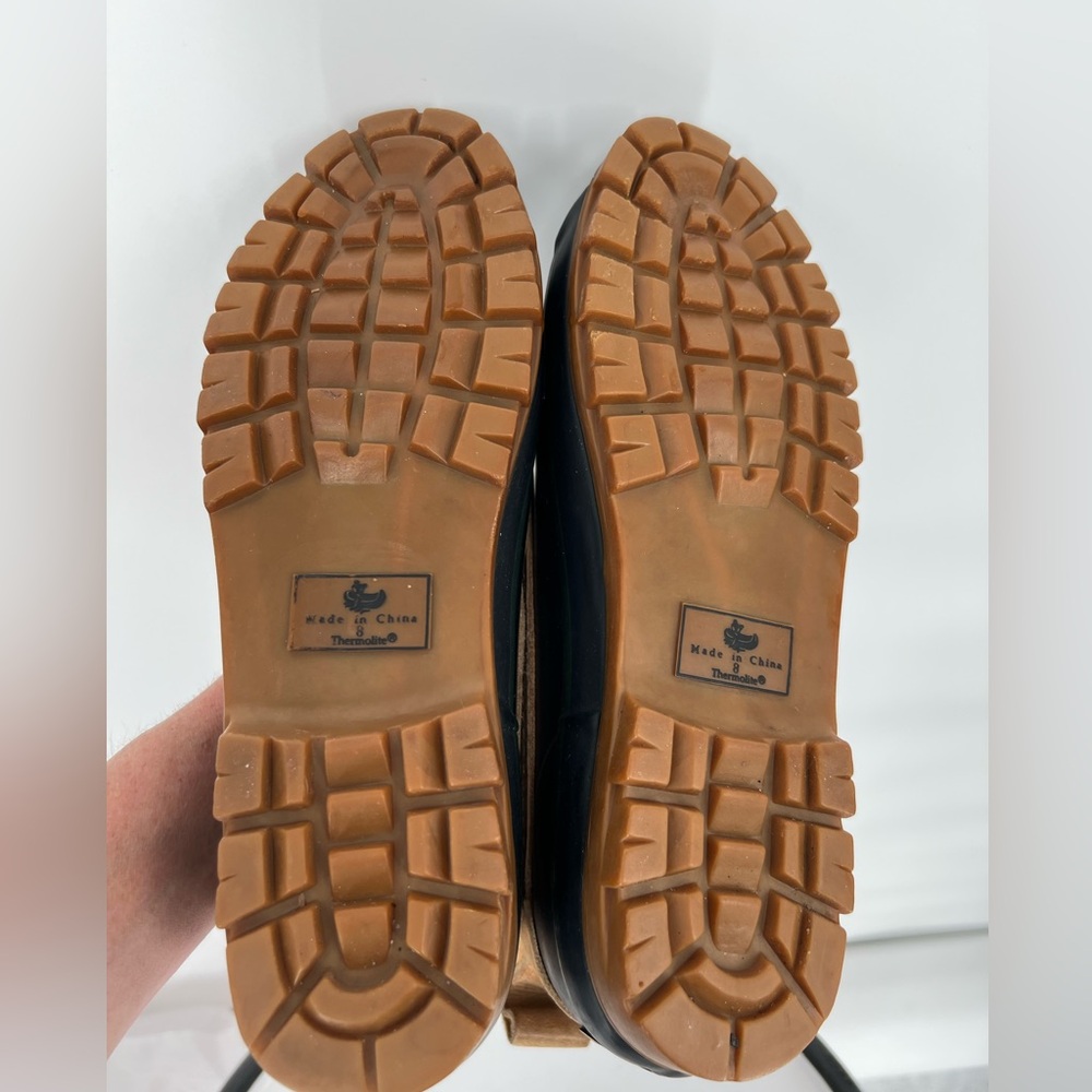 G. H. BASS GLACIAL DUCK BOOTS WATERPROOF WITH LEATHER AND RUBBER UPPER - Picture 8 of 10